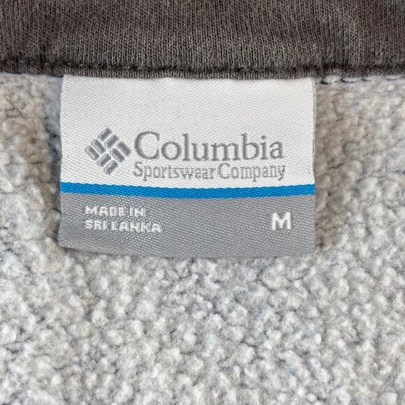 Columbia Quarterzip Pullover Sweater Men's Medium Long Sleeve Blue - Picture 3 of 16